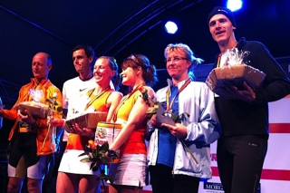 Sieger im Duo Marathon Mixed Staffel 2011, Petra Paulus und Ralf Paulus